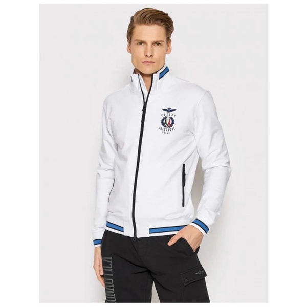 Stripe Zip Sweatshirt