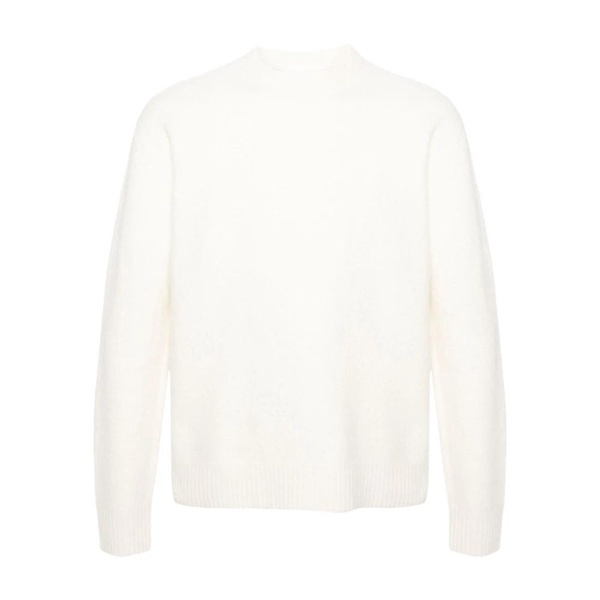 Merino Boiled Wool Crew-Neck Sweater