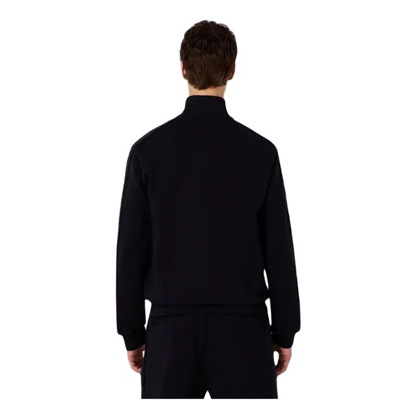 Stretch Cotton Blend Zip-through Sweatshirt