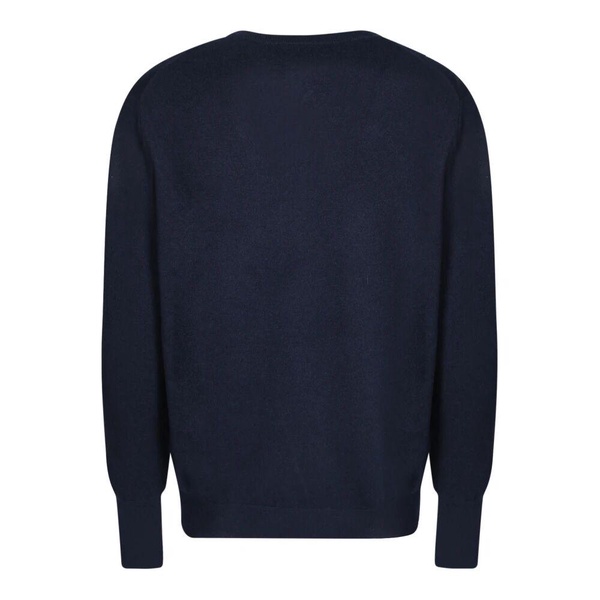 Dark Blue Cashmere -Neck Jumper