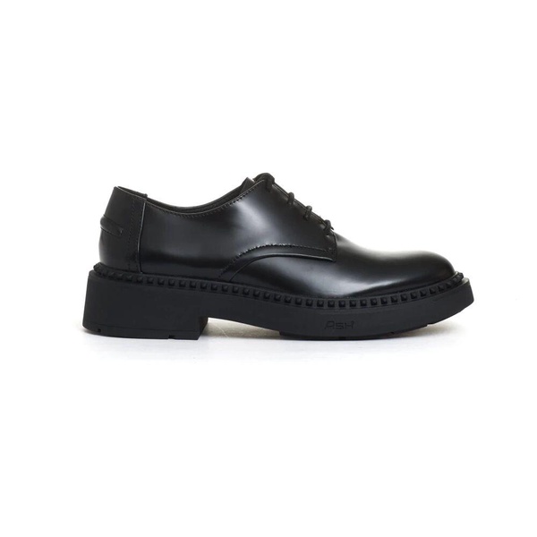 Smooth Leather Lace-up Shoes