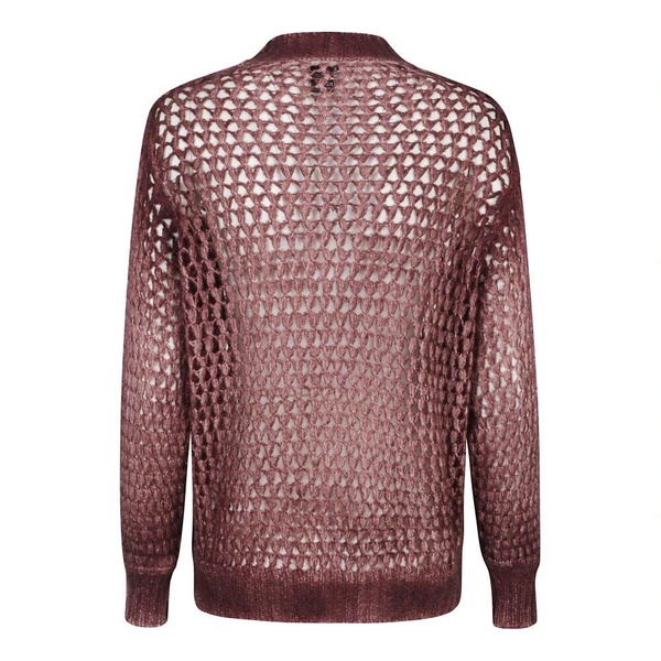 Cashmere Silk Sweater Bordeaux Italy
