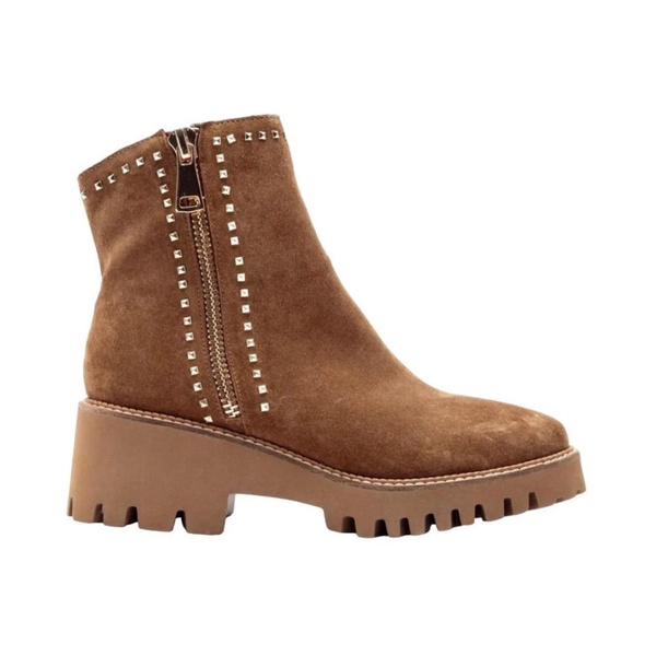 Women Casual Camel Suede Ankle Boot