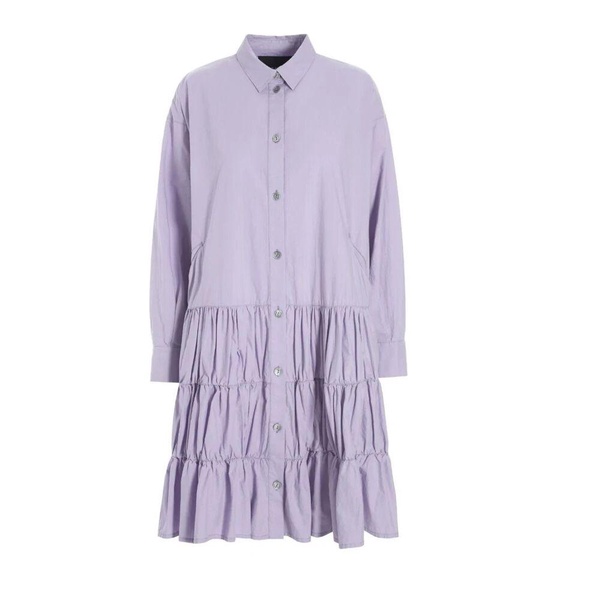 Core Cotton Dress Lavender Sky