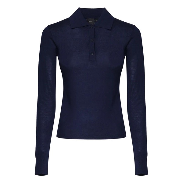 Tricot Sweater Blue Grey Long Sleeves
