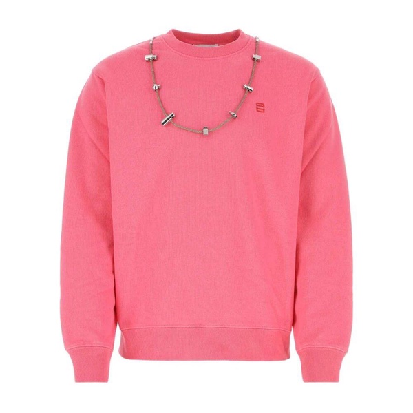 Dark pink cotton sweatshirt
