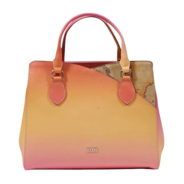 Pink Shoulder Strap Handbag with Zip