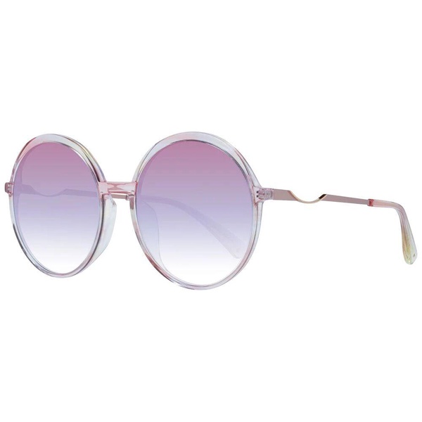 Pink Women Sunglasses Round Gradient