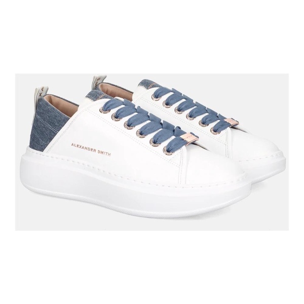 Wembley White Denim Sneakers