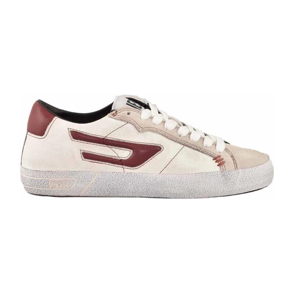 Leather Sneakers with Rubber Sole