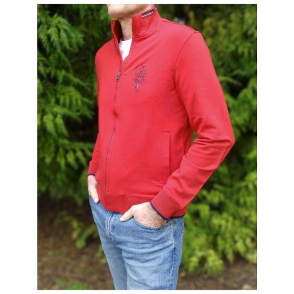 Zippered Gilet with Frecce Tricolori Embroidery