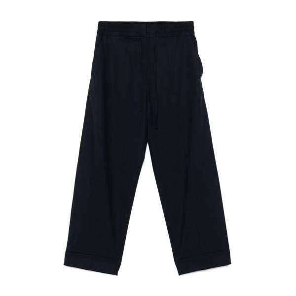 Blue Elasticated Drawstring Trousers