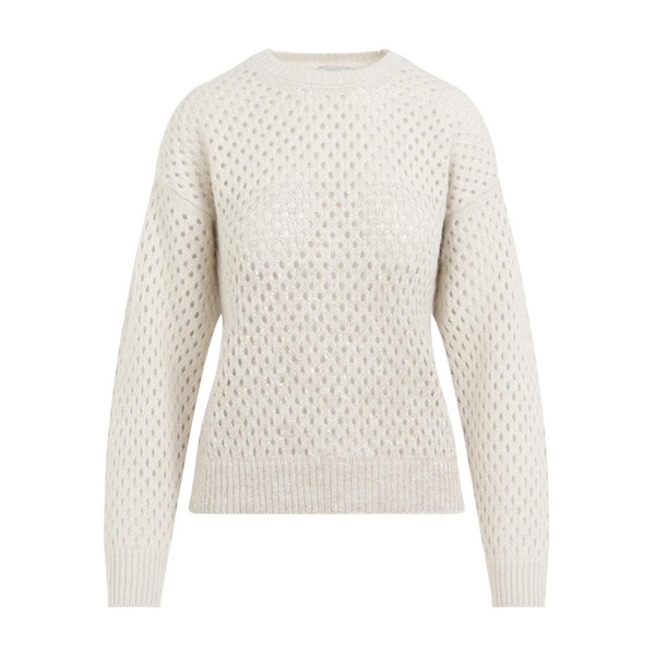 Alpaca Blend Round-Neck Knitwear