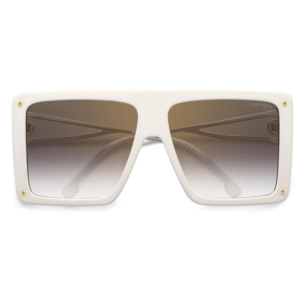 Ivory/Gold Mirrored Sunglasses