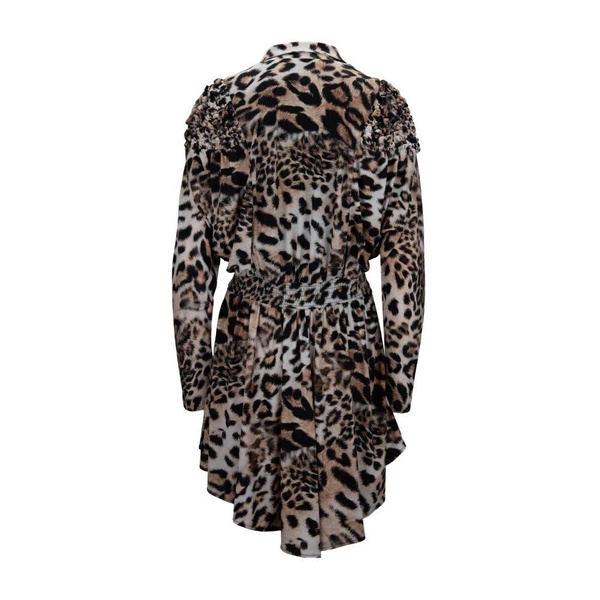 Animal Print Dress with Zipper