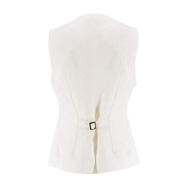 Elegant Waistcoat with Contrasting Buttons