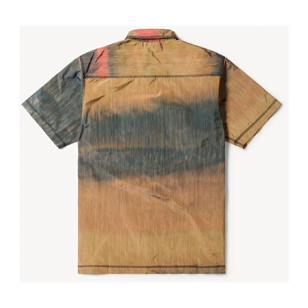 Space-Dye Unisex Shirt with Vintage Stitching