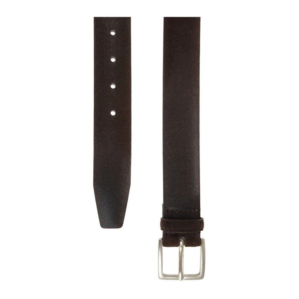 Brown Suede Pointed Belt