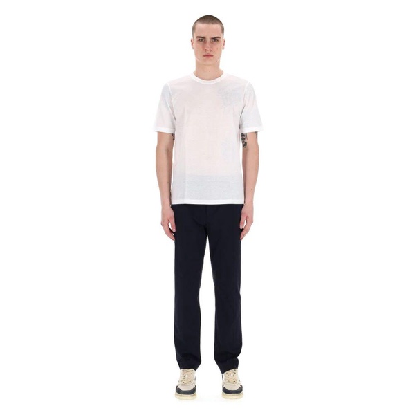 White Mercerized Cotton T-shirt