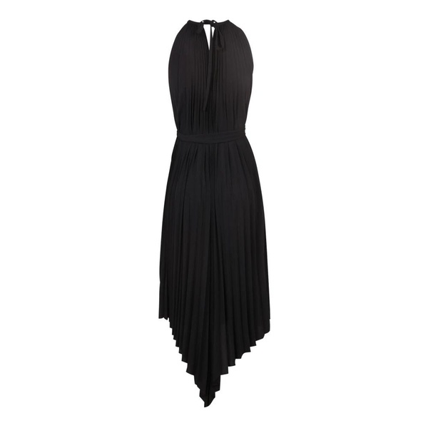 Pleated midi dress