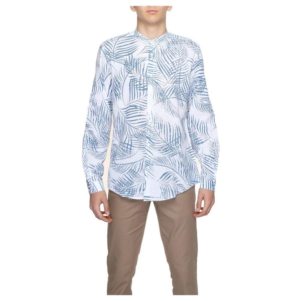 Printed Cotton Shirt Men Spring/Summer