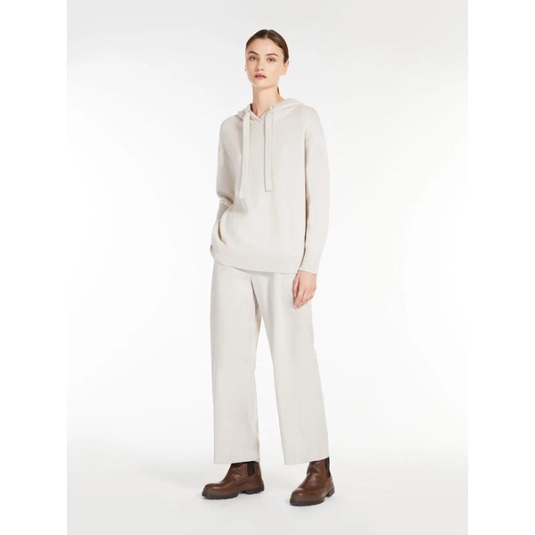 Floria Wool Flannel Elastic Waist Pants