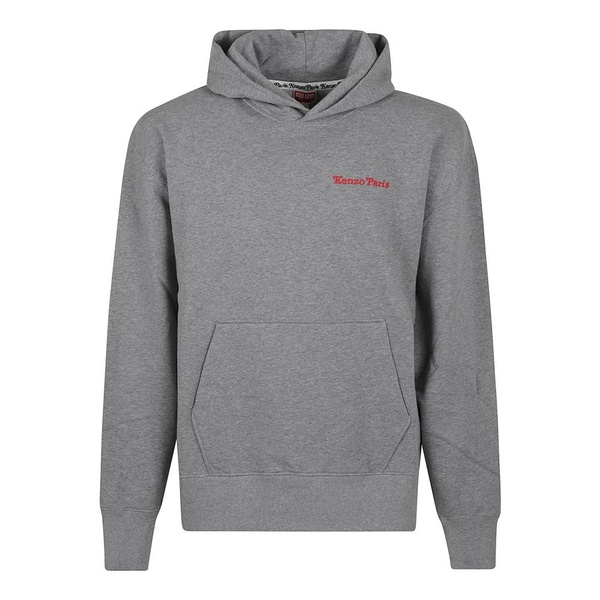 Grey Sweatshirt with Kangaroo Pockets