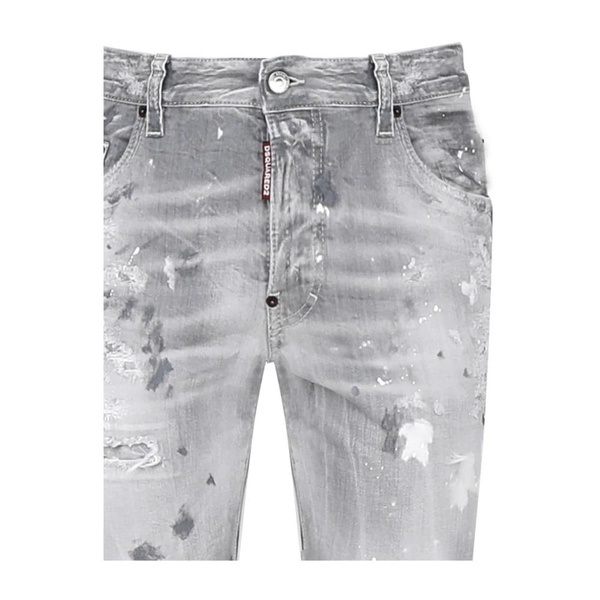 Grey Classic Five Pocket Jeans