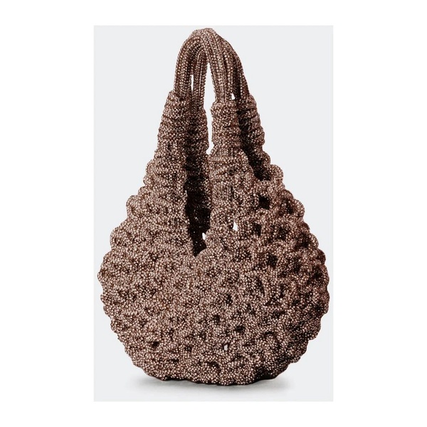 Handcrafted Diamond Hobo Bag