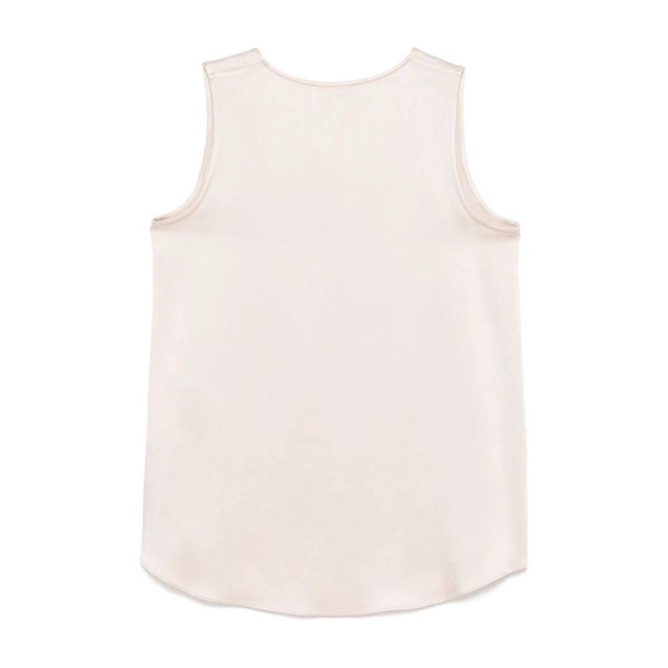 Pink V-Neck Sleeveless Top
