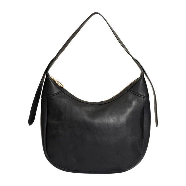 Black Leather Shoulder Bag