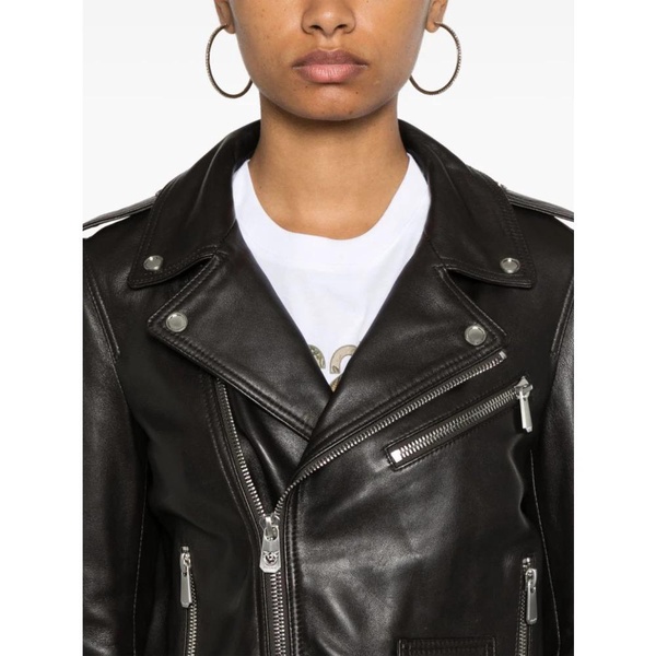 Shearling Collar Zip Coat