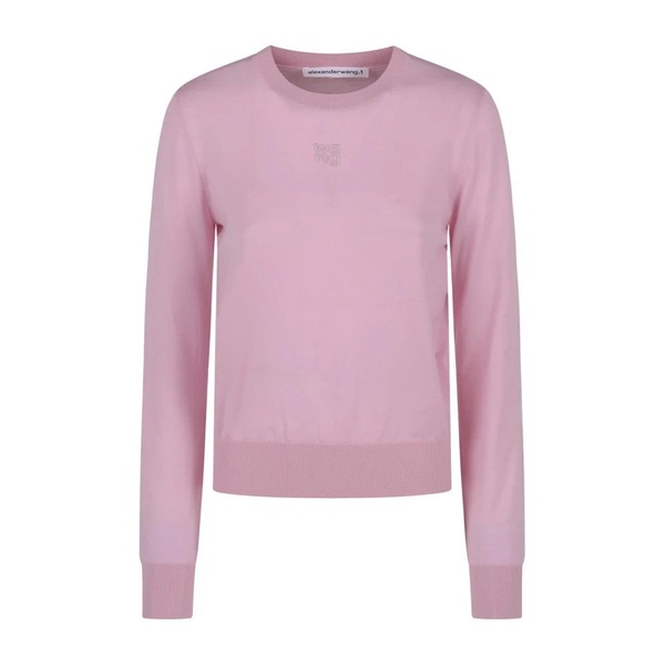 Embossed Logo Crew Neck Sweater