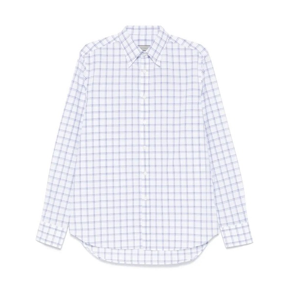 White Button-Up Blouse Shirt