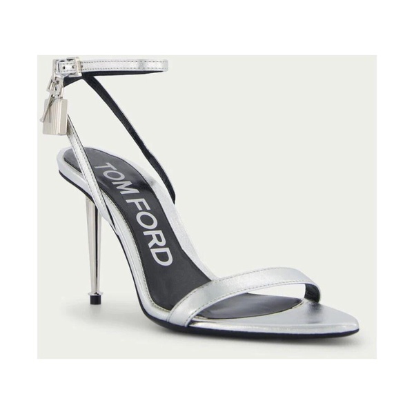 Padlock Pointy Naked 85mm Leather Sandals
