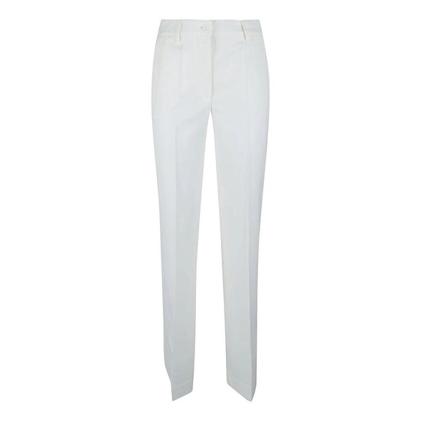Wool Blend Flared Trousers