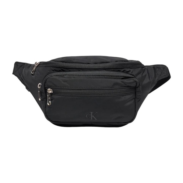 Black Polyester Bag with Zip Fastening