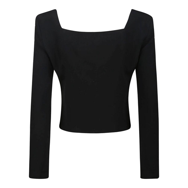 Elegant Square Neck Sweater