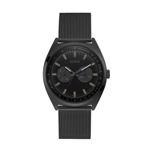 Black Stainless Steel Analog Quartz Watch