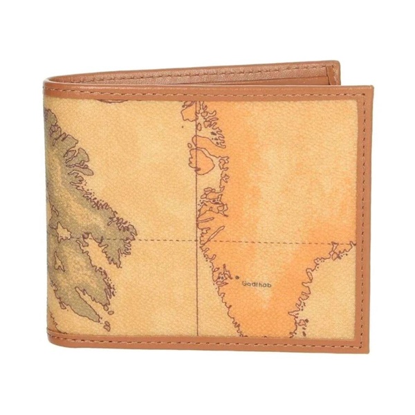 Brown Geo Classic Wallet with Compartments