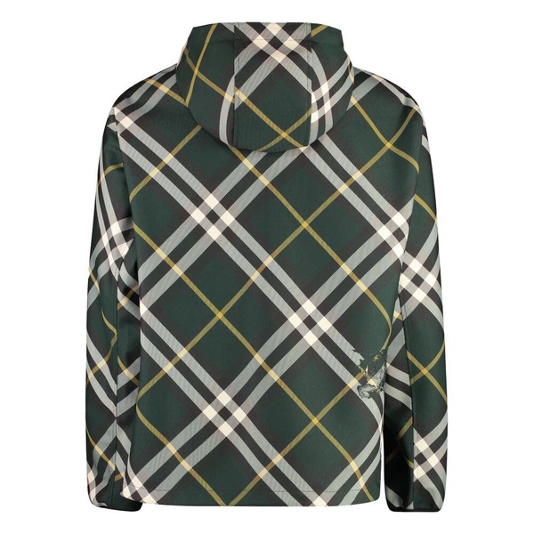 Hooded Jacket with Technical Fabric
