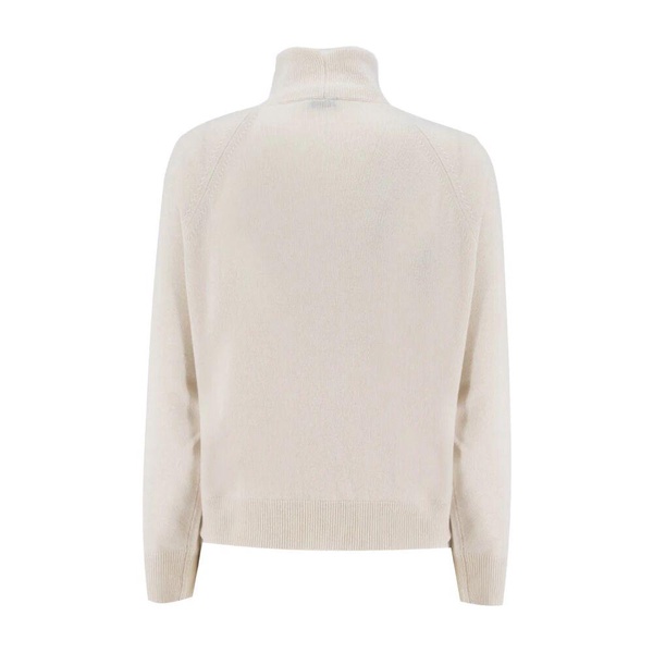 Turtleneck Jumper with Geometric Stitch Details