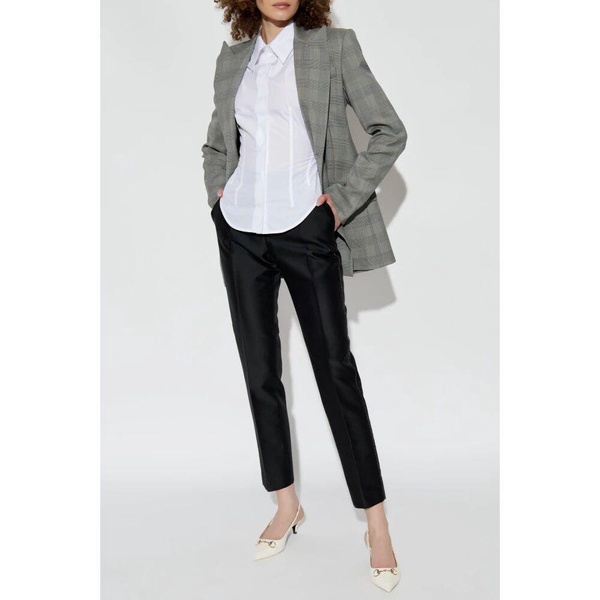 Trousers with Shimmering Appliqués