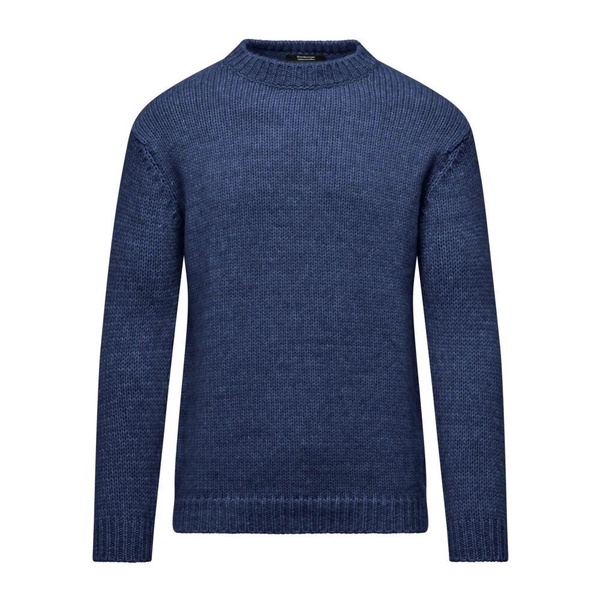 Warm Wool Blend Crew Neck Sweater