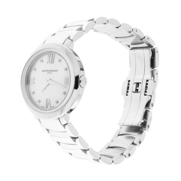 Womens Steel Quartz Watch, Round Shape, 30mm