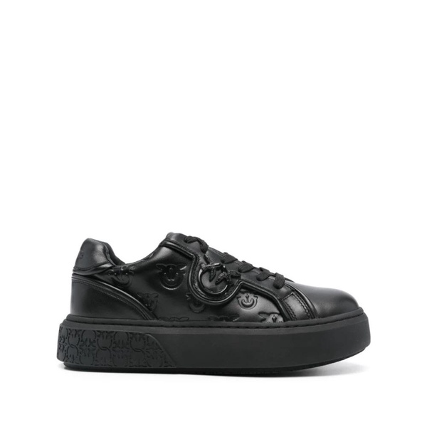 Love Birds Black Sneakers