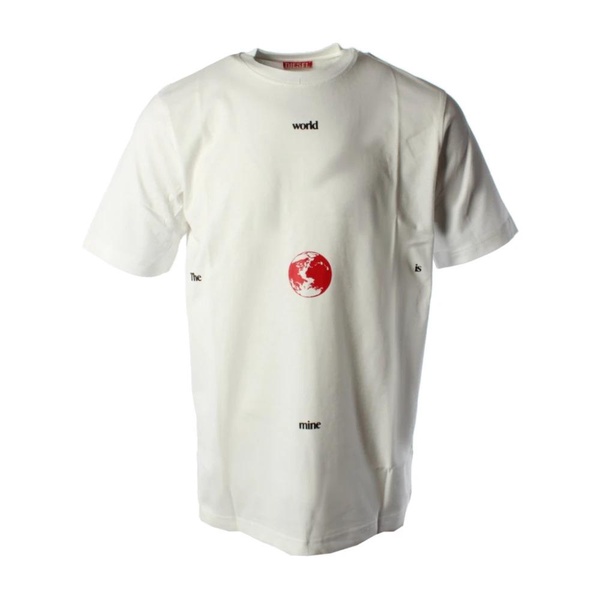 White Cotton T-shirt for Men