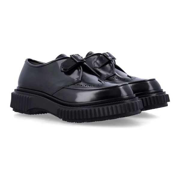 Black Brogues Loafers Sophistication Shoes