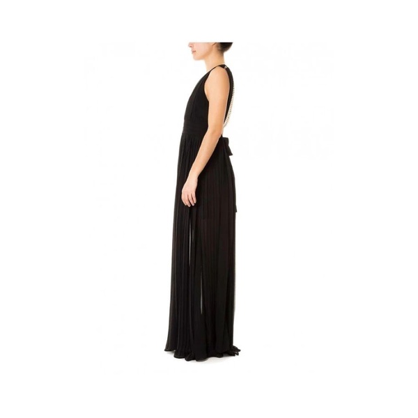 Imperial Backless Dress - Black