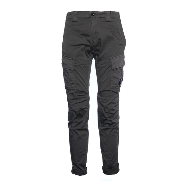Sateen Cargo Lens Pants Smoked Pearl